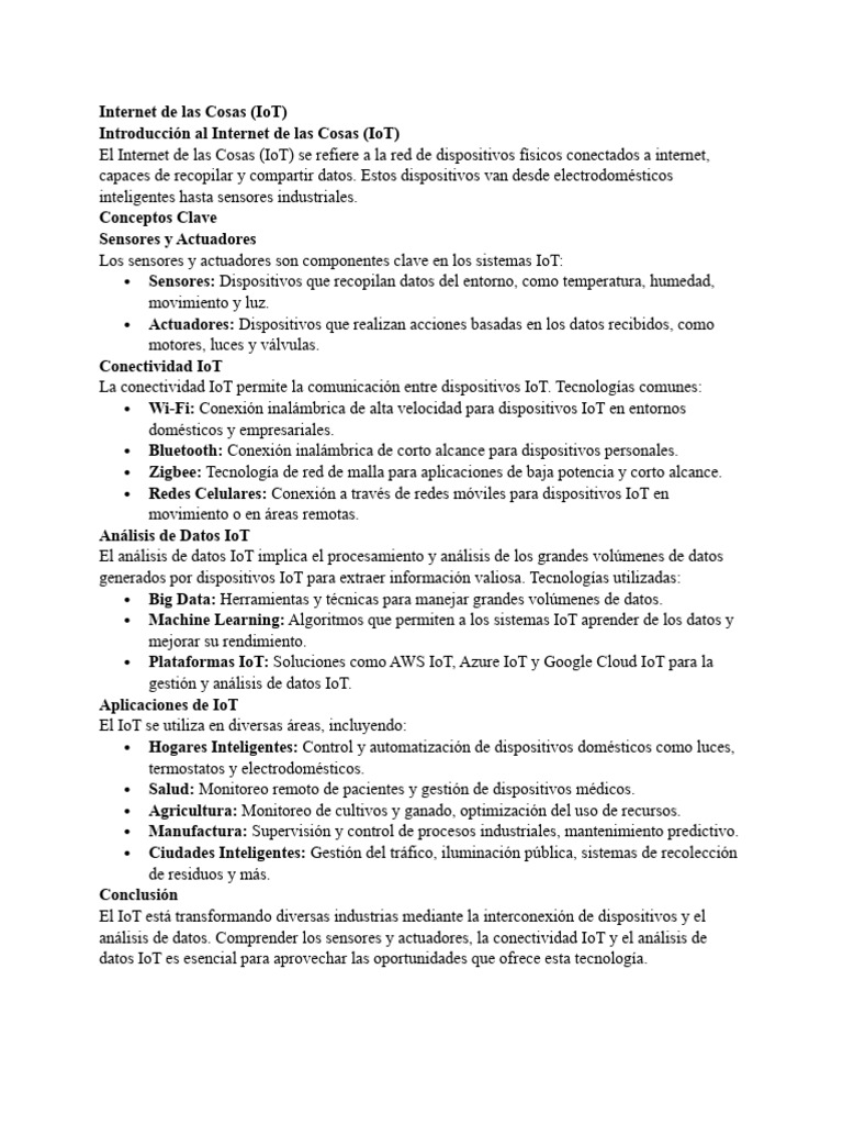 08 Iot | PDF | Internet de las Cosas | Informática