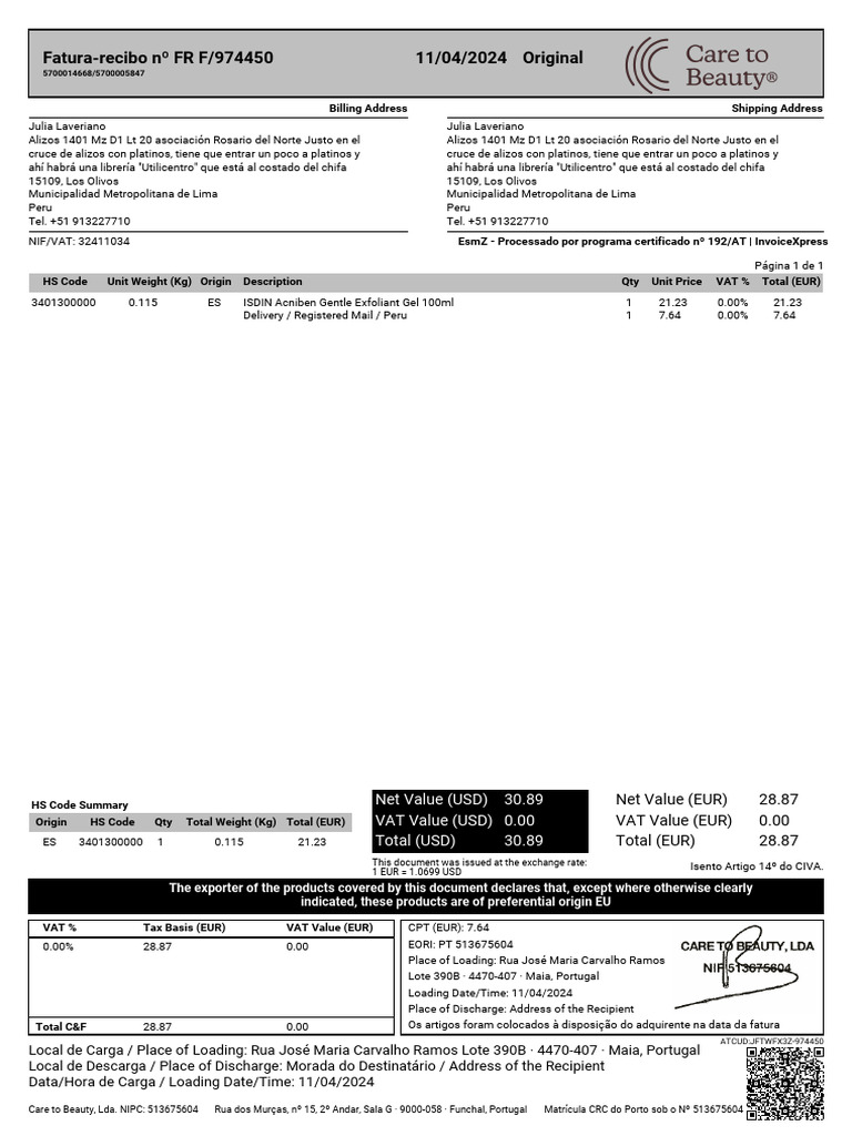 PHC Invoice 5700014668 5700005847 | PDF