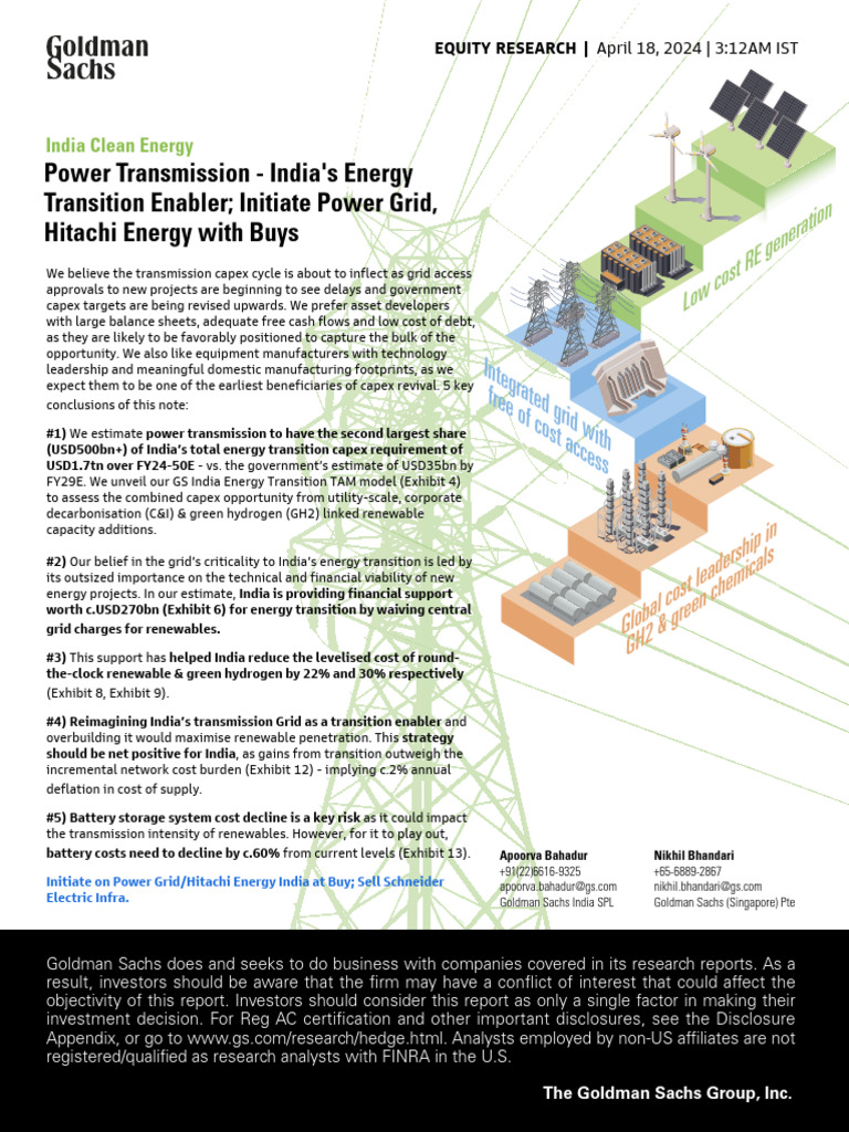 India’s Energy Transition: Grid Insights | PDF | Electrical Grid ...