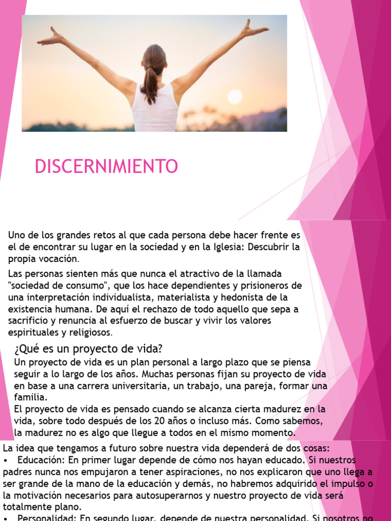 DISCERNIMIENTO | PDF | Motivación | Motivacional