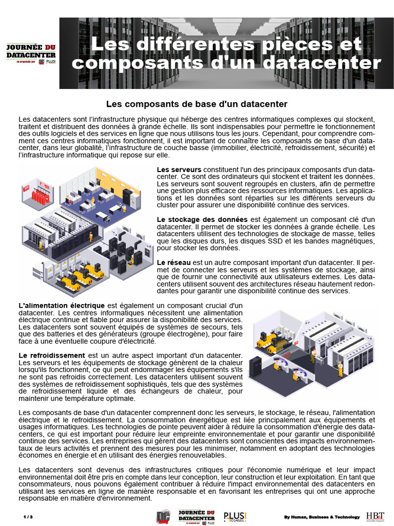 Composants essentiels d'un datacenter | PDF | Centre de données ...