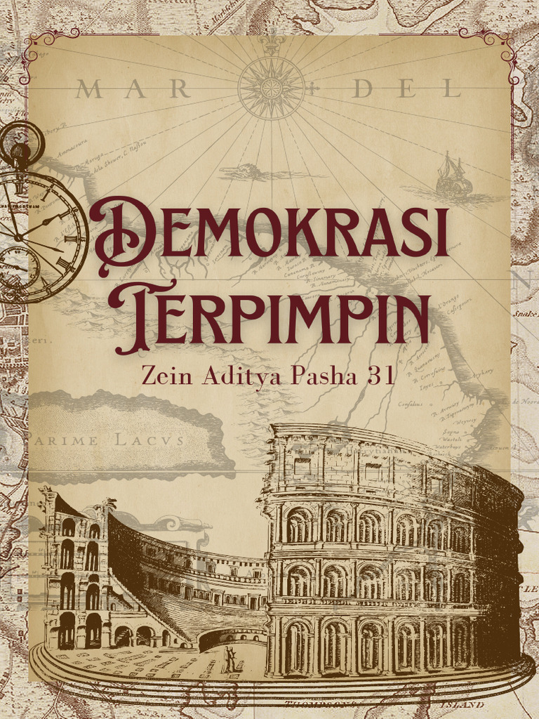 Brown Vintage Scrapbook Cover Project History Document (A4) | PDF