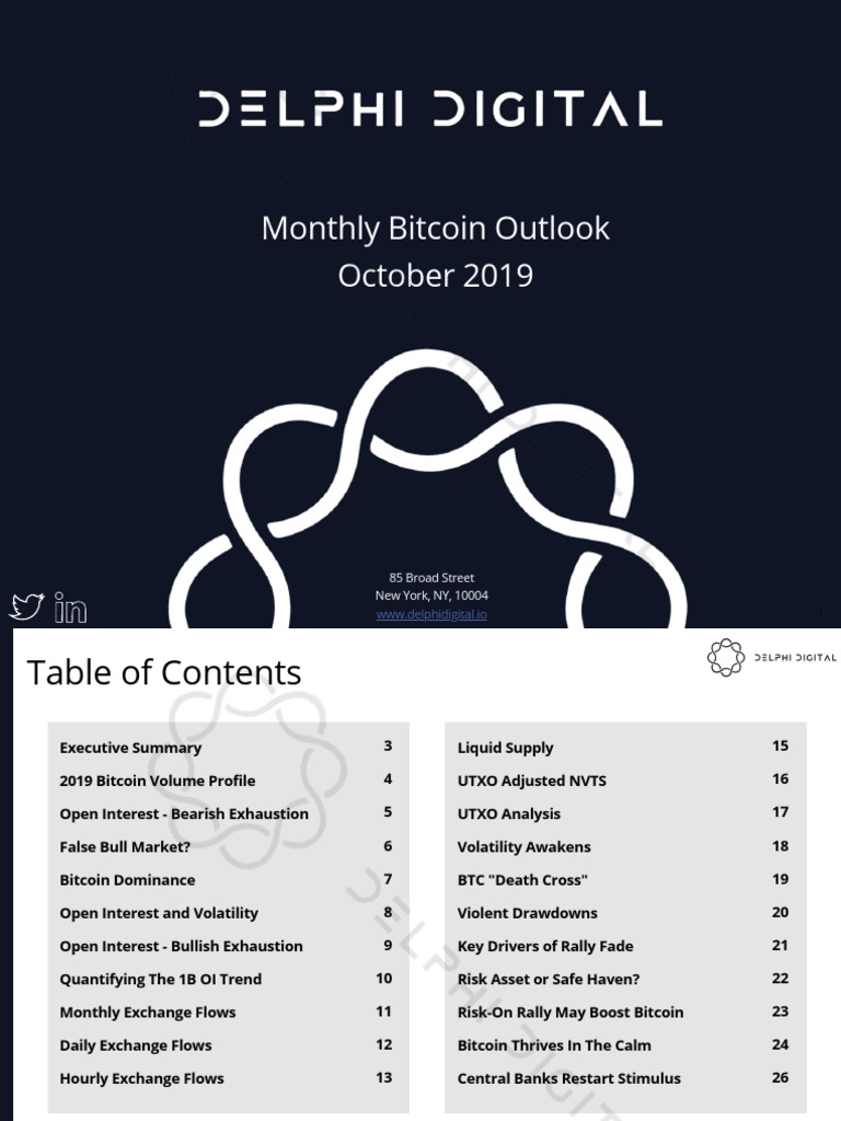 October 2019 Bitcoin Market Analysis | PDF | Market Trend | Macroeconomics