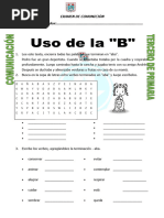 USO DE LA B y V FICHA LISTA PARA IMPRIMIR | PDF