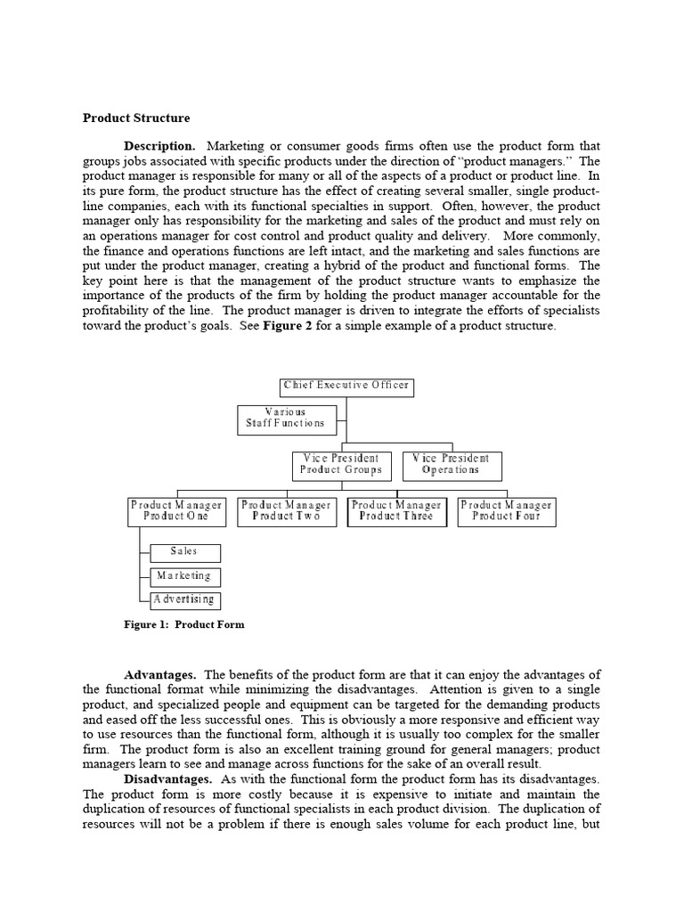 Product Structure in Marketing | PDF | Marketing | Sales