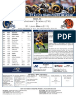 Week 15 - Rams vs. Bengals