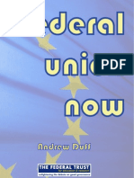 Federal Union Now Book