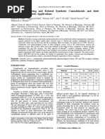 Naturally Occurring and Related Synthetic Cannabinoids and Their Potential Therapeutic Applications