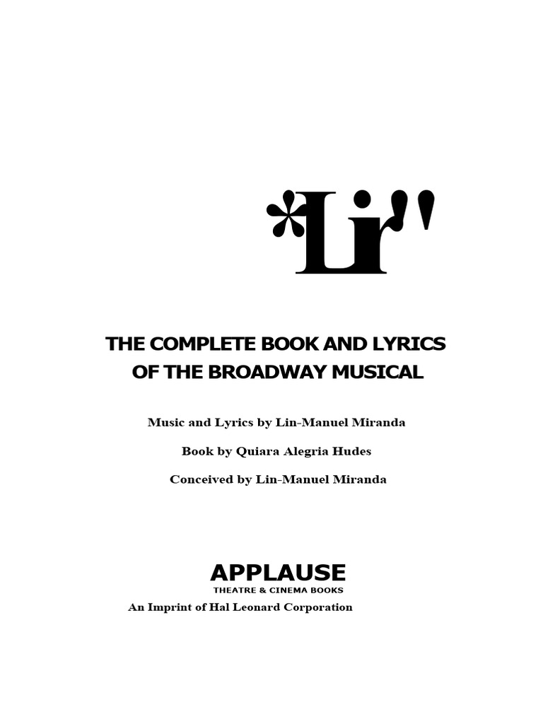 Intheheights PDF Copyright Songs Written