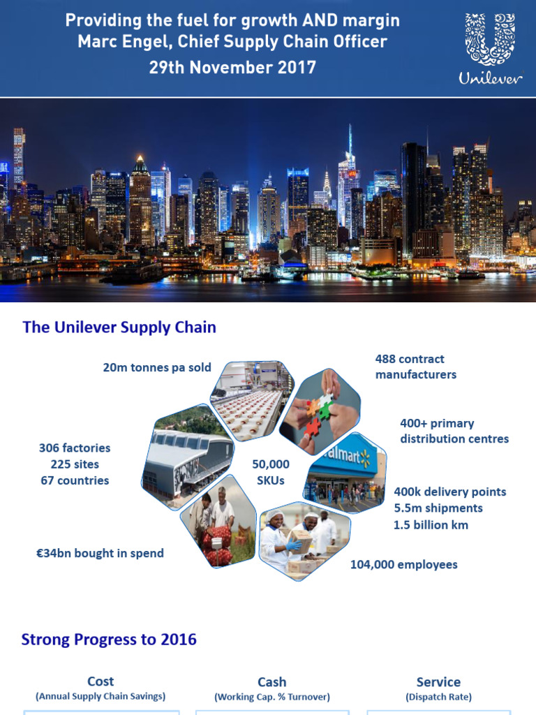 Unilever's Supply Chain Growth Strategy | PDF | Inventory | Supply Chain