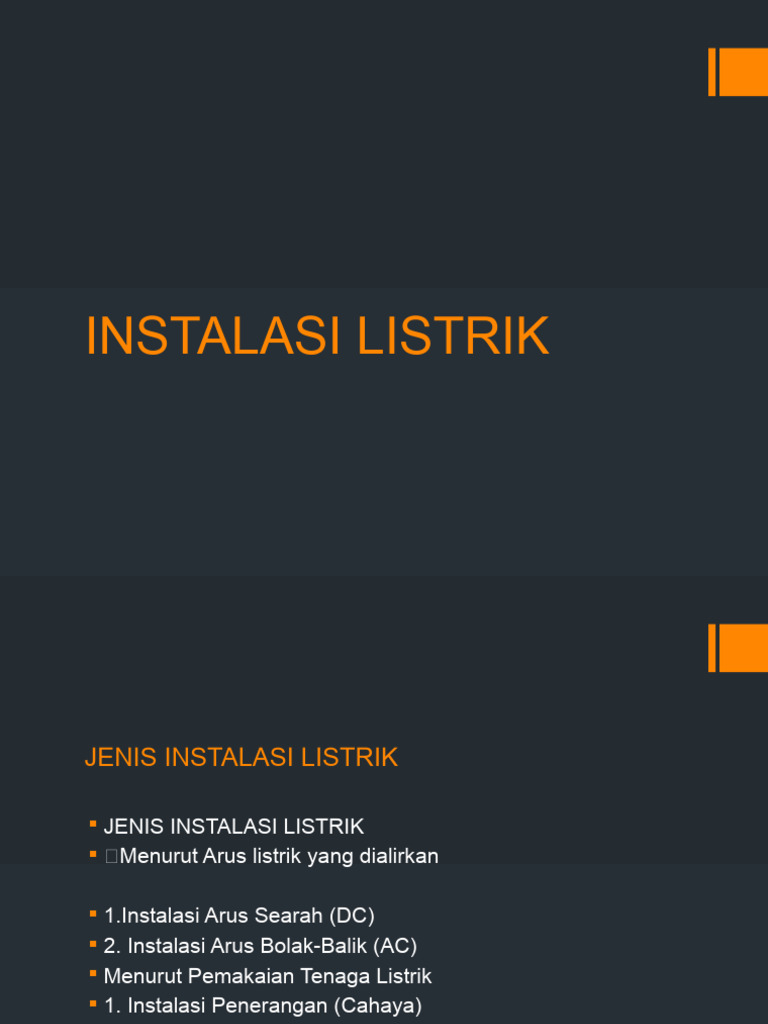 Panduan Instalasi Listrik Lengkap | PDF