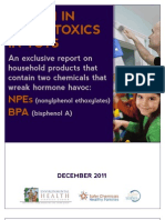 Exclusive Report: POISON IN PAINT, TOXICS IN TOYS