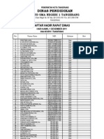 Daftar Kehadiran 11-12