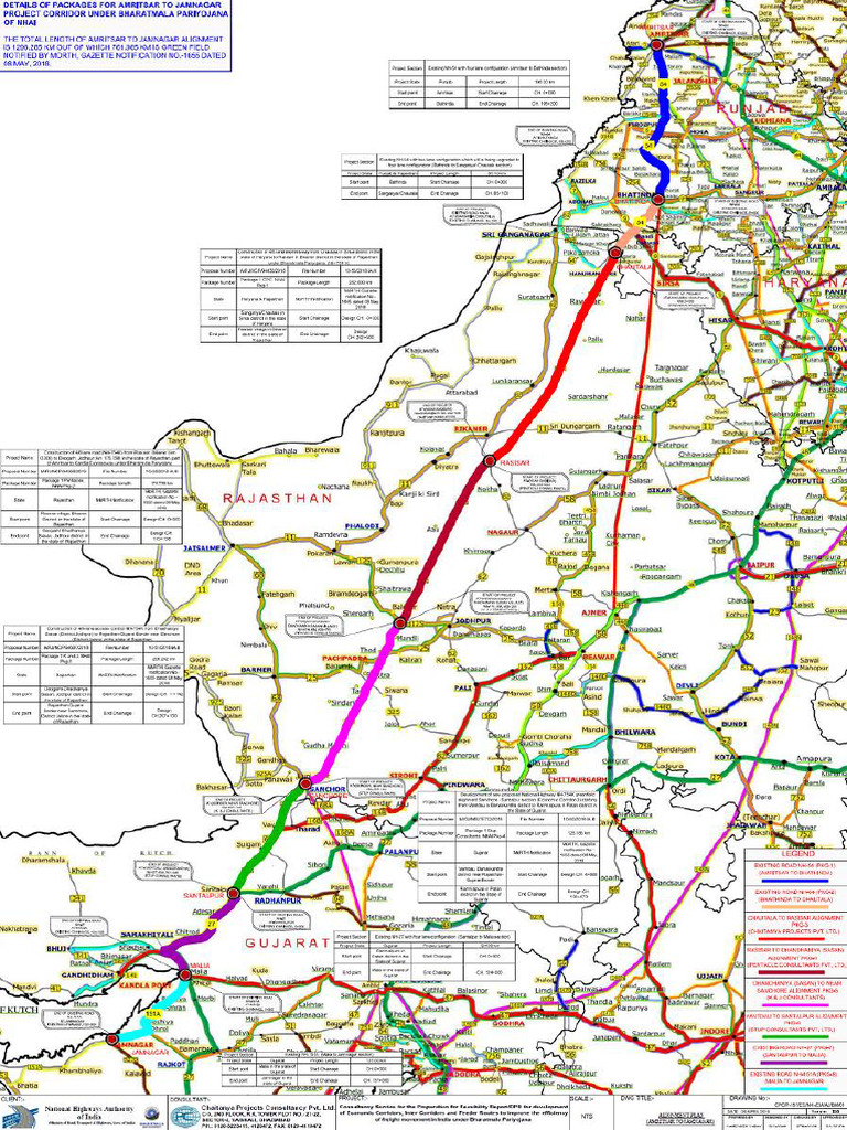 Amritsar Jamnagar Road Alignment | PDF