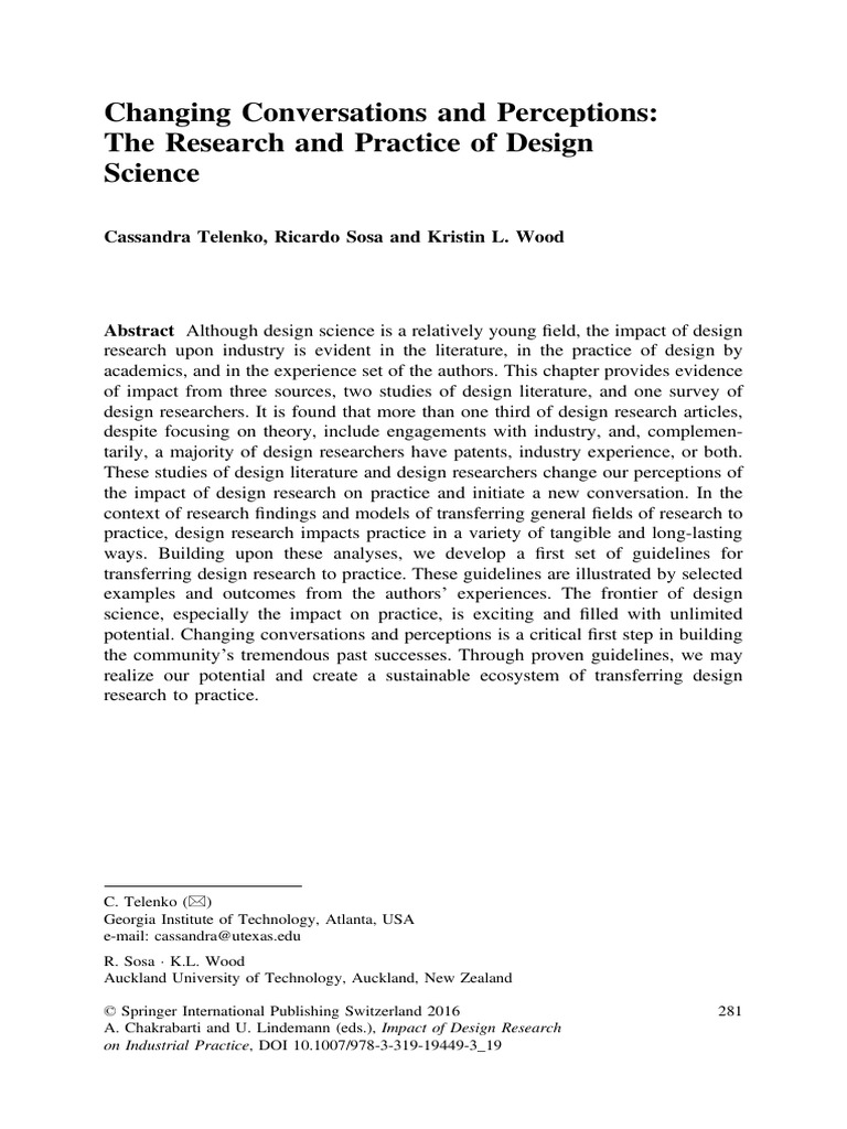 2015 Changing Conversations and Perceptions | PDF | Survey Methodology ...