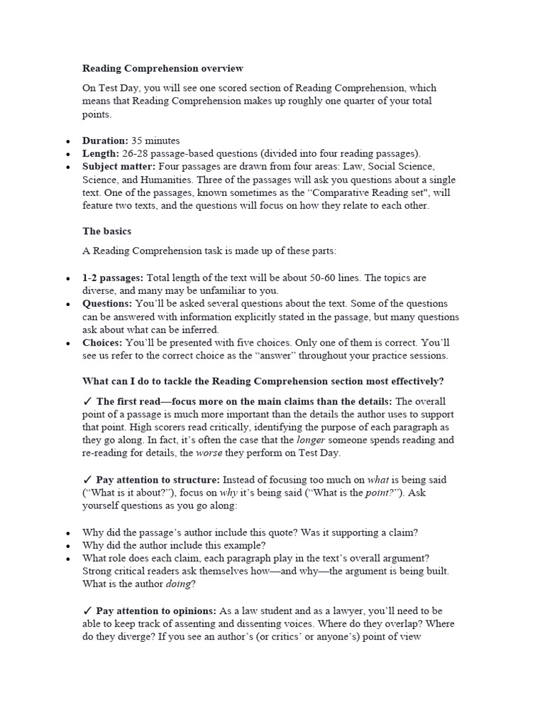 Reading Comprehension Overview | PDF | Reading Comprehension | Neuroscience