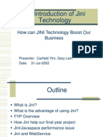 An Introduction of Jini Technology