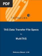 TAS Data Transfer Files Specs