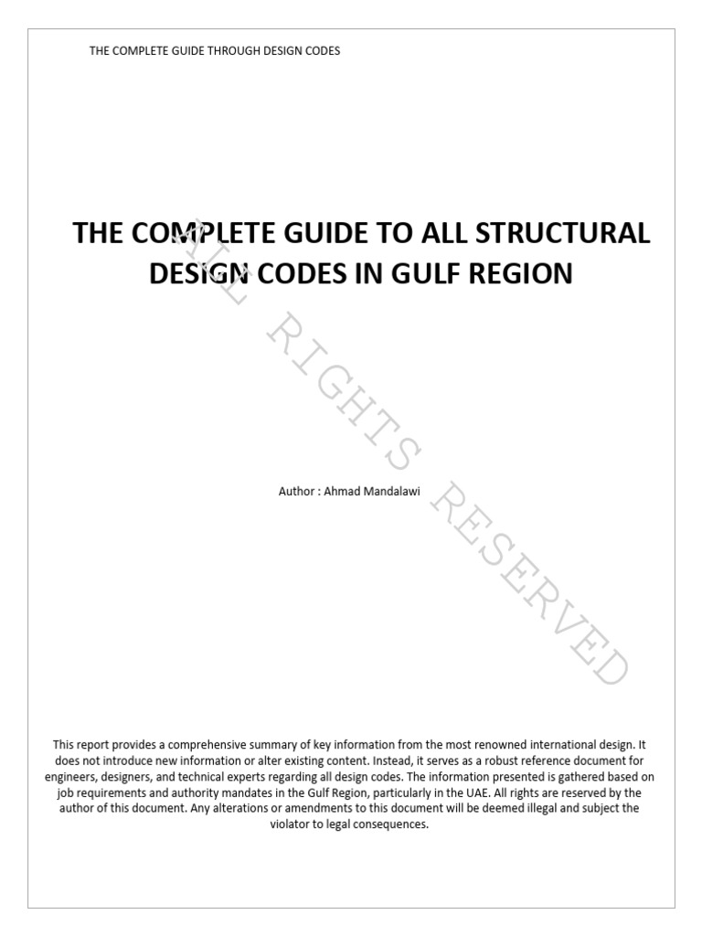 The Complete Guide Through International Design Codes | PDF | Beam ...