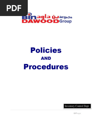 Receiving Policy & Procedures (VR-II)