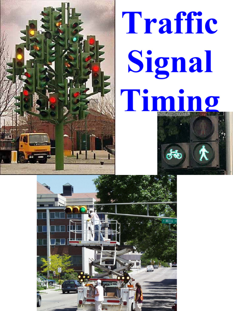 Traffic Signal Timing Overview | PDF | Traffic | Intersection (Road)