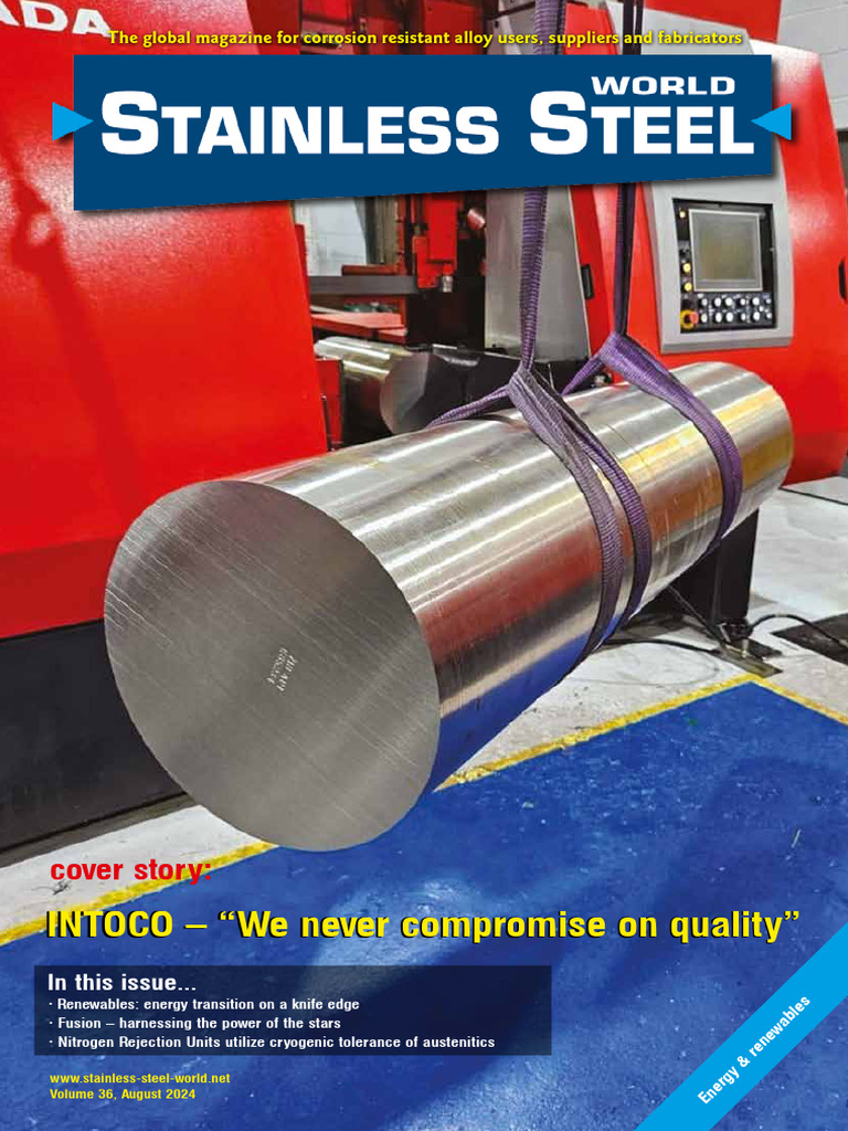Stainless Steel World Magazine August 2024 | PDF | Renewable Energy | Steel