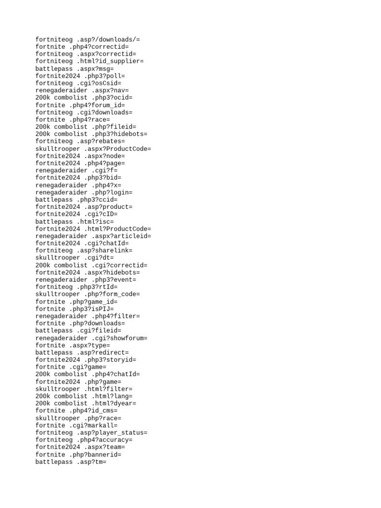 Dork List | PDF | Active Server Pages | Php