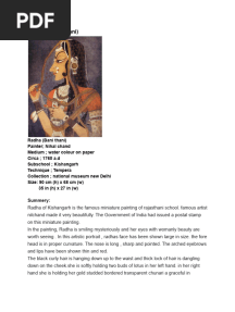 Radha (Bani - Thani)