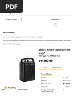 WP 225 Ahuja 1 Way Portable Pa System Online - Government e Marketplace (GeM)