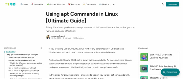 Imp Screenshort Part 002 - Using Apt Commands in Linux (Ultimate Guide ...