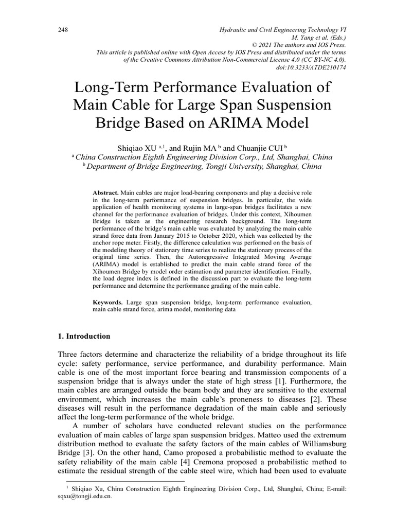 Long-Term - Performance - Evaluation - of - Main - Cable - For | PDF ...