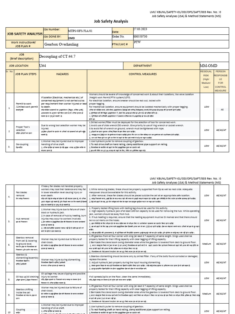 01 CT Gearbox Overhauling | PDF