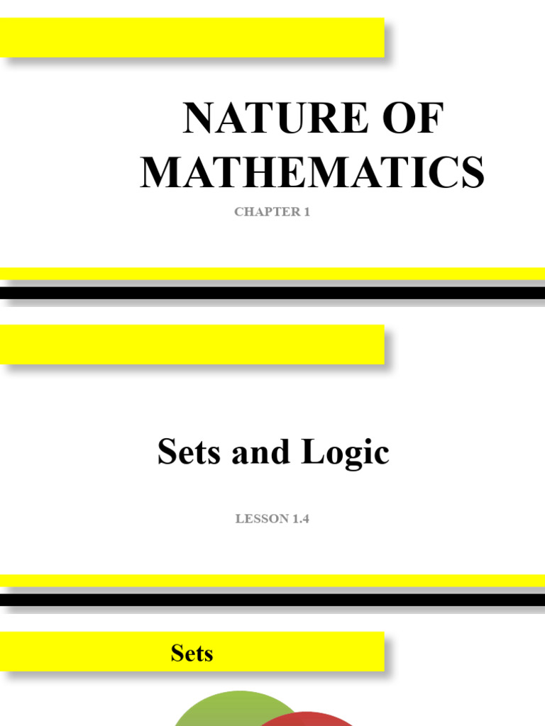 Understanding Sets in Mathematics | PDF | Set (Mathematics) | Numbers
