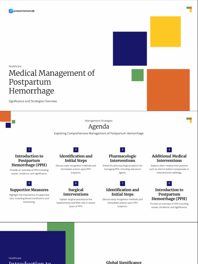 Medical Management of PPH 19 Jul 2024 | PDF
