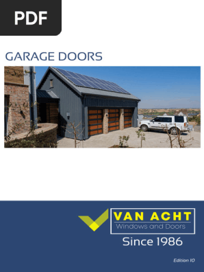Van-Acht-Garage-Door-Brochure-10th-Edition