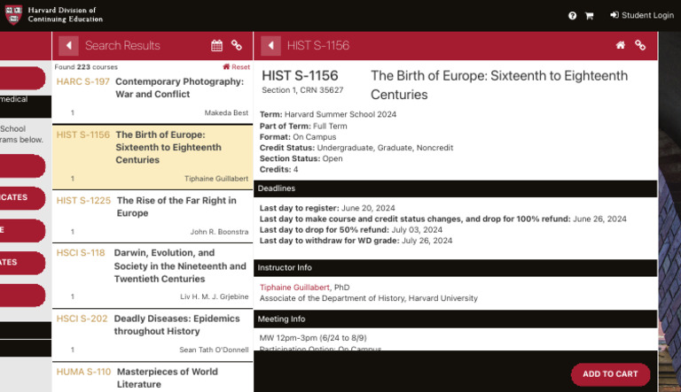 DCE Course Search PDF