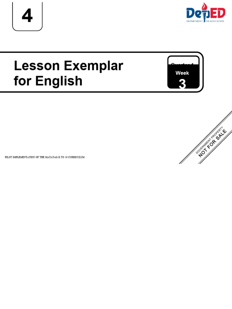 Le English4 Q1 Week3 V 2 Blr Pd Pdf Reading Comprehension Word