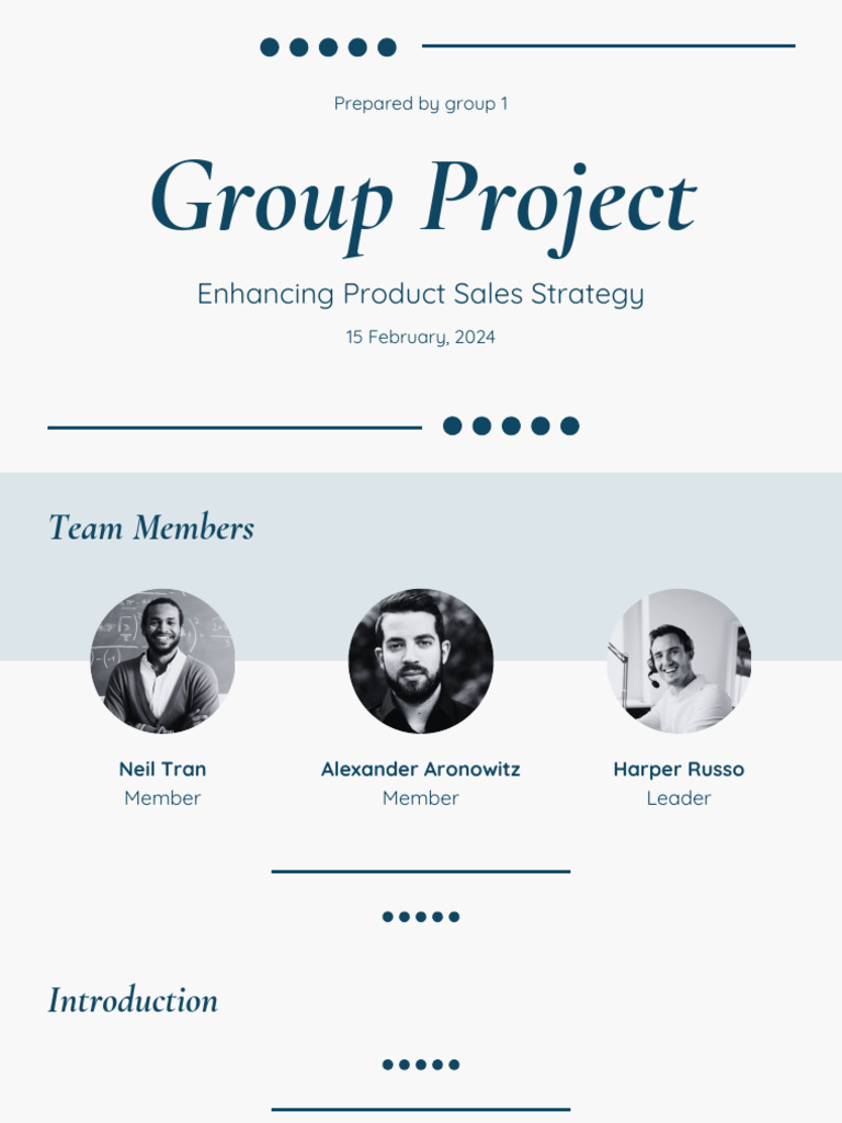 group project ppt | PDF | Marketing | Sales