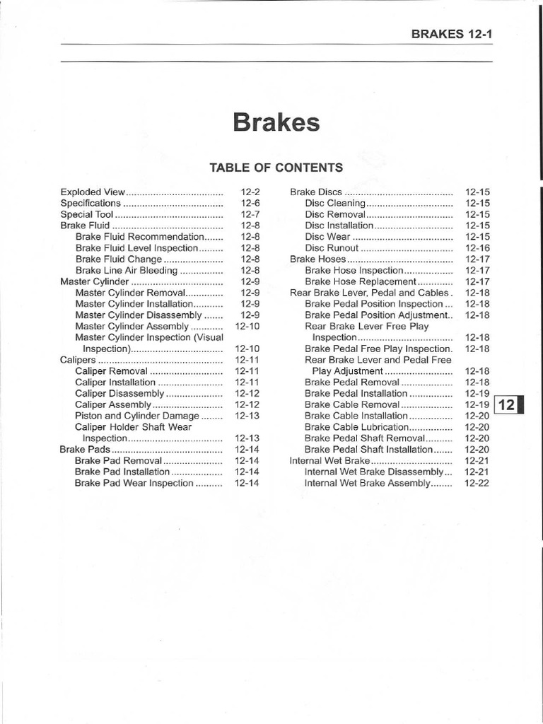 Comprehensive Brake System Guide | PDF | Bearing (Mechanical) | Brake