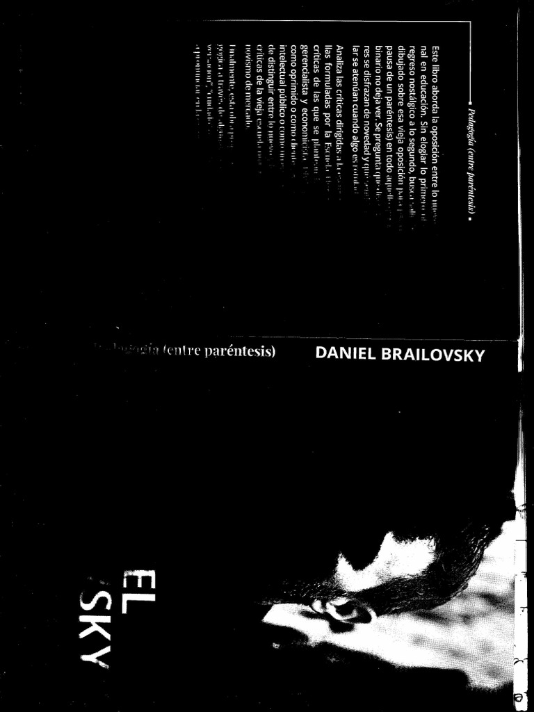 Brailovsky Pedagogìa (Entre Parèntesis) Pàg.26!35!2 | PDF