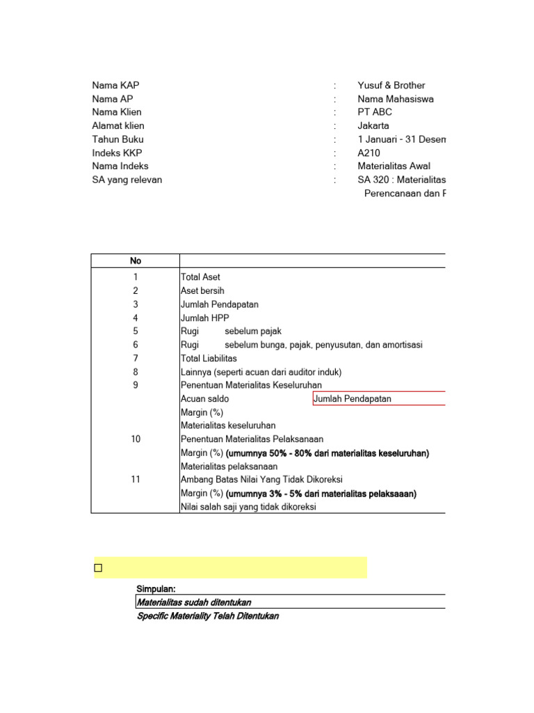 Soal Assessment Eselon 3 Audit 2023 | PDF