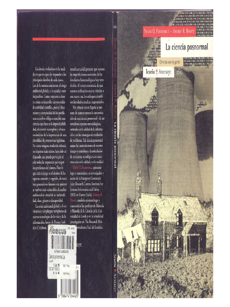 2000 Funtowicz y Ravetz La Ciencia Posnormal | PDF