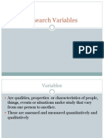 Research Variables