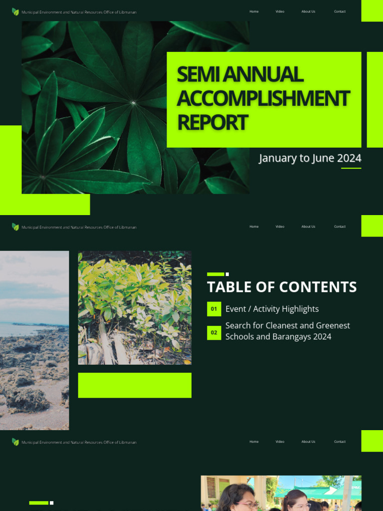 Semi Annual Accomplishment Report January to June 2024 | PDF | Coast ...