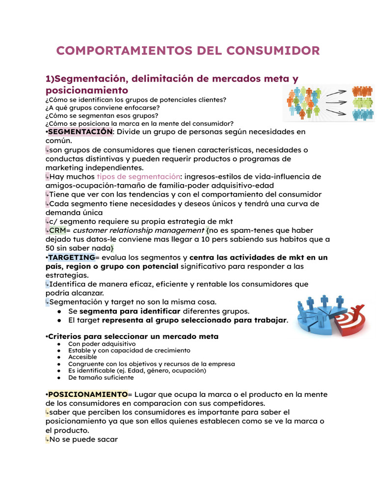 Comportamiento del Consumidor y Segmentación | PDF | Estatus social ...