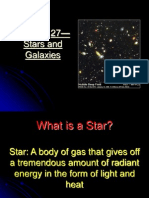 27 - Stars and Galaxies