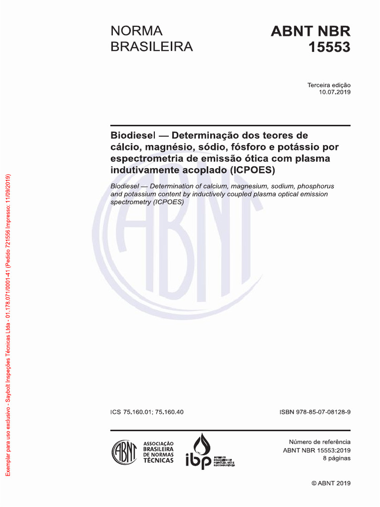 NBR 15553.2019 | PDF