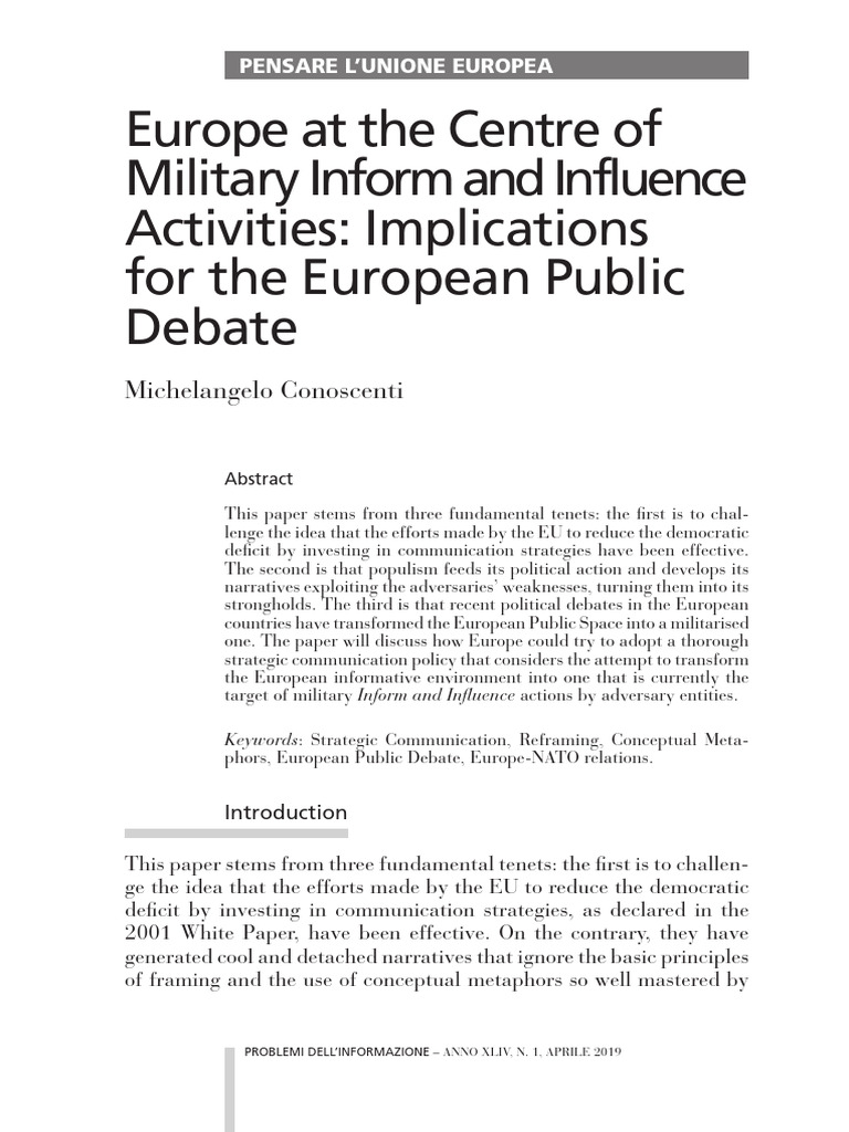 EU Communication and Populism Challenges | PDF | Populism | European Union