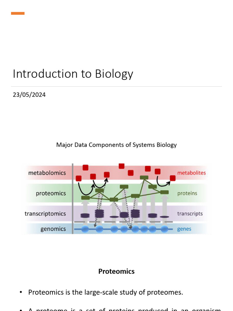 Proteomics in Systems Biology | PDF | Metabolomics | Proteomics