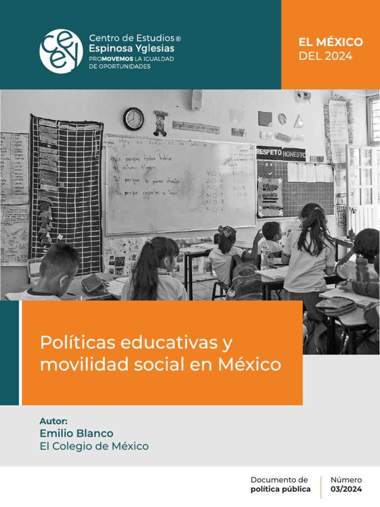 Políticas educativas y movilidad social en México | PDF | Educación de ...